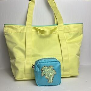 NWOT Stoney Clover Ln Tote bag + Coconut tree pouch case